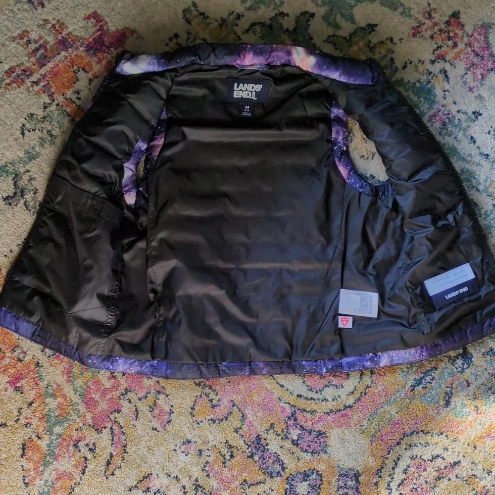 Lands End Puffy Vest - ThermoPlume Down Alternative - Picture 3 of 4